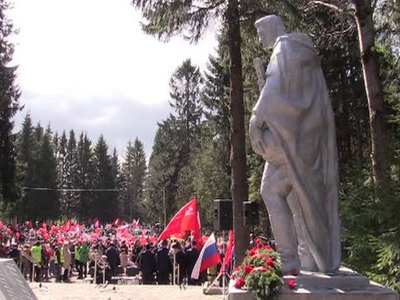 Где открыли памятник сегодня в ленинградской. Кладбище Токсово.