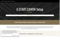 IJ.START.CANON SETUP– REQUIREMENTS TO FOR EASY SETUP: