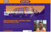 David and Goliath HVAC: Launching a Unique Coloring Activity for Kids!
