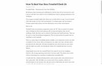 20 Things You Should Be Educated About Walking Treadmill Under Desk
