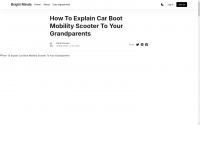 Why Everyone Is Talking About Boot Mobility Scooters This Moment