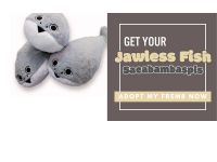 Sacabambaspis Plush Toy Cute Meme Fish Sacabambaspis Stuffed Animal