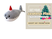 Sacabambaspis Plush Keychain Meme Fish Sacabambaspis Pendant