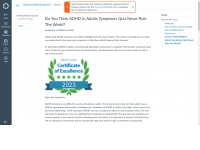 What Is It That Makes Adult ADHD Symptoms Test So Famous?
