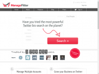 Manageflitter.com - инструмент для массового фолловинга